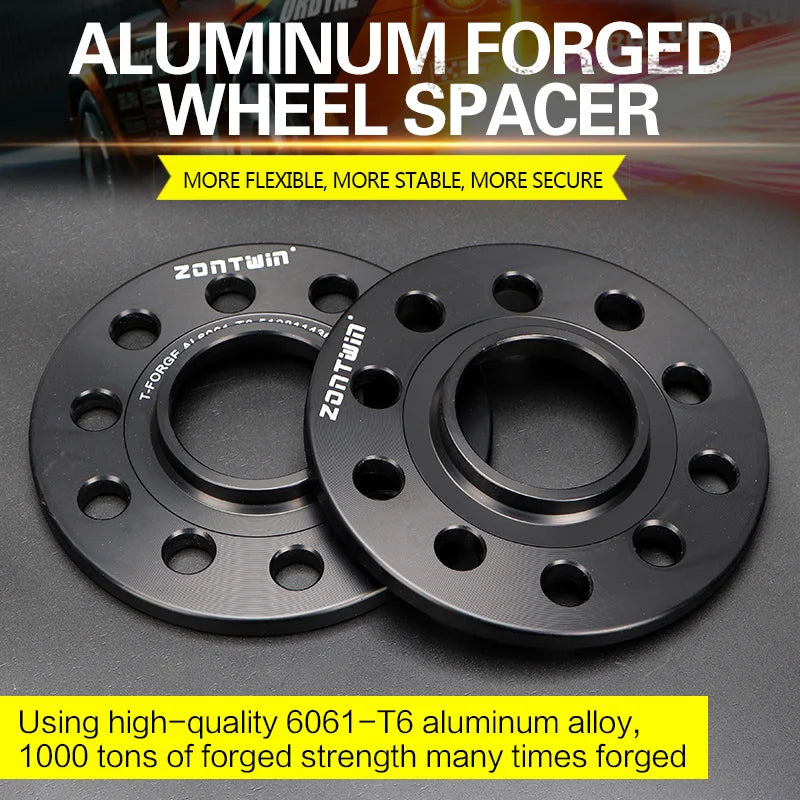 2Pieces 3/5/7/12/15/20mm Wheel Spacer Adapter PCD 5x112 CB 66.5mm 5Lug Suit For Mercedes-Benz- Audi Universal Car