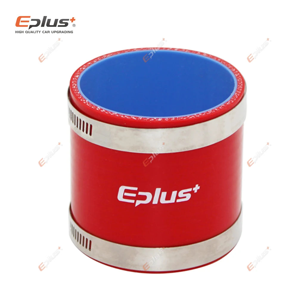 EPLUS Universal Silicone Tubing Hose Straight Connector Car Intercooler Turbo Intake Pipe Coupler Red Length 76mm Multi Size