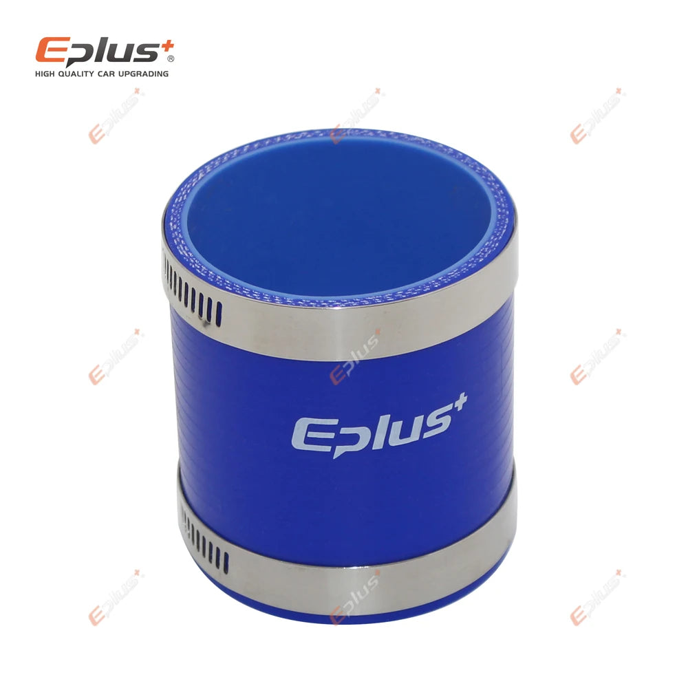 EPLUS Universal Silicone Tubing Hose Straight Connector Car Intercooler Turbo Intake Pipe Coupler Blue Length 76mm Multi Size