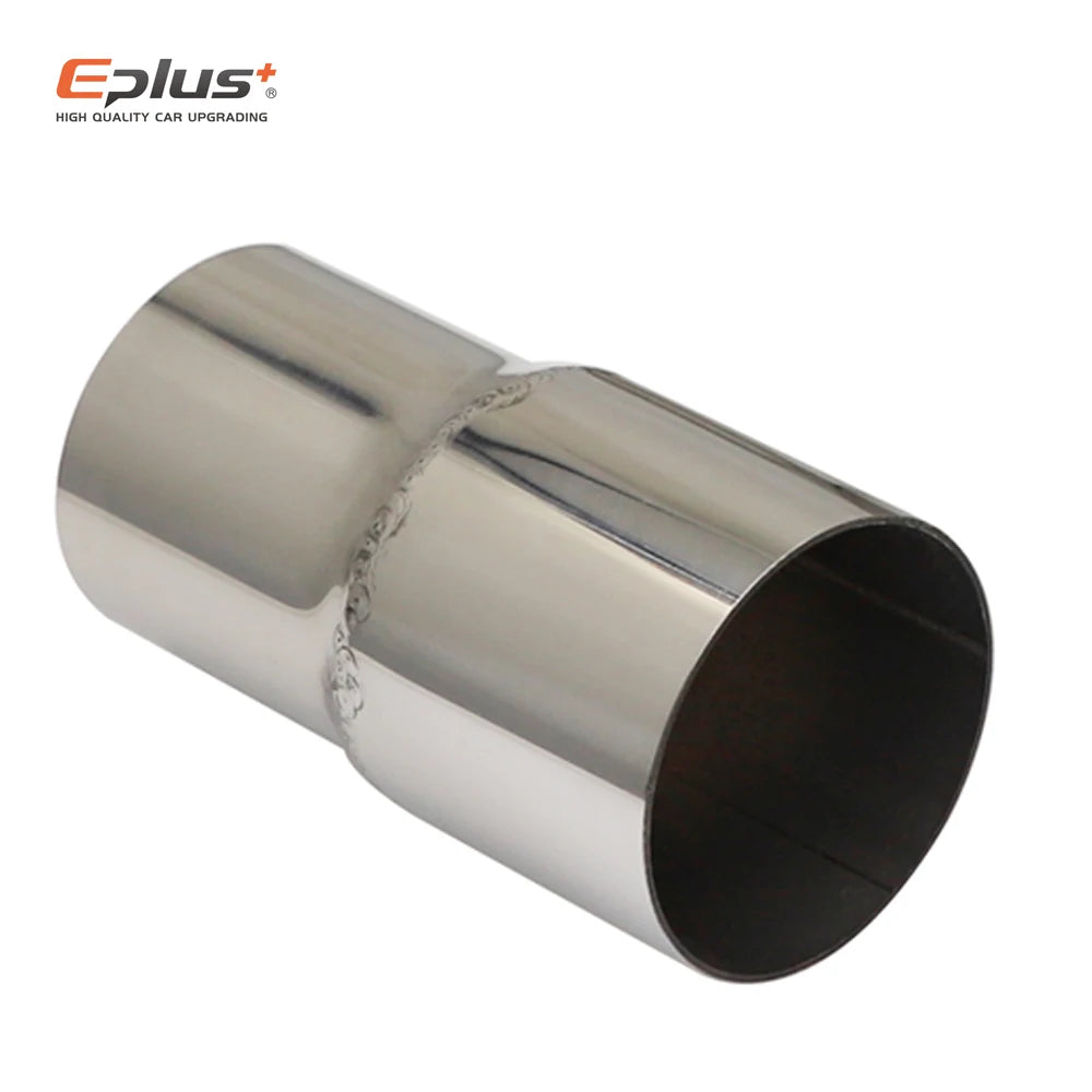 Universal Stainless Steel Straight Adapter Reducer Car Motorcycle Exhaust Muffler Pipeline Welded Pipe Multiple Sizes Available