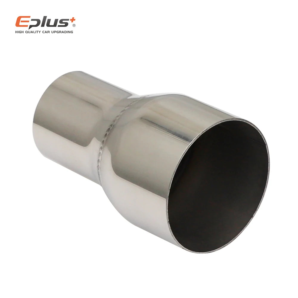 Universal Stainless Steel Straight Adapter Reducer Car Motorcycle Exhaust Muffler Pipeline Welded Pipe Multiple Sizes Available