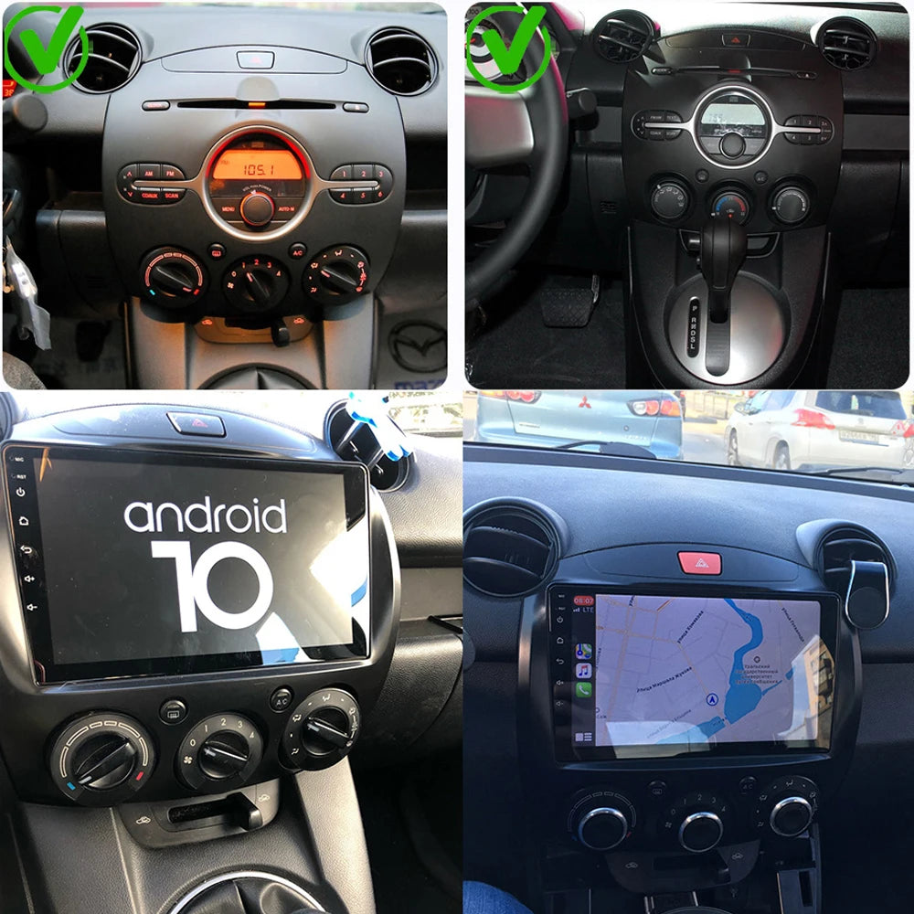 Car Android Radio Multimedia Player For MAZDA 2 Mazda2 2007 2008 2009 2010 2011 2012 2013 2014 GPS Navi 2din 2 din Autoradio