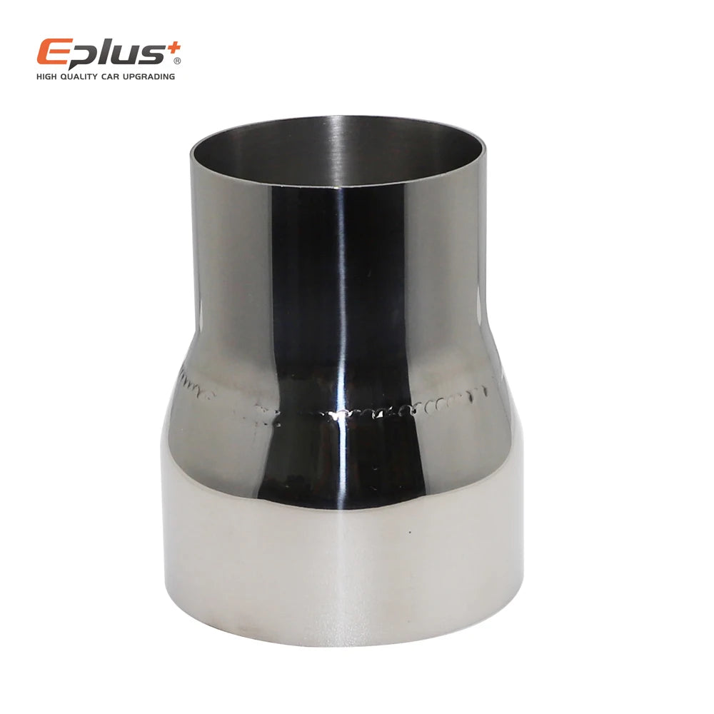 Universal Stainless Steel Straight Adapter Reducer Car Motorcycle Exhaust Muffler Pipeline Welded Pipe Multiple Sizes Available