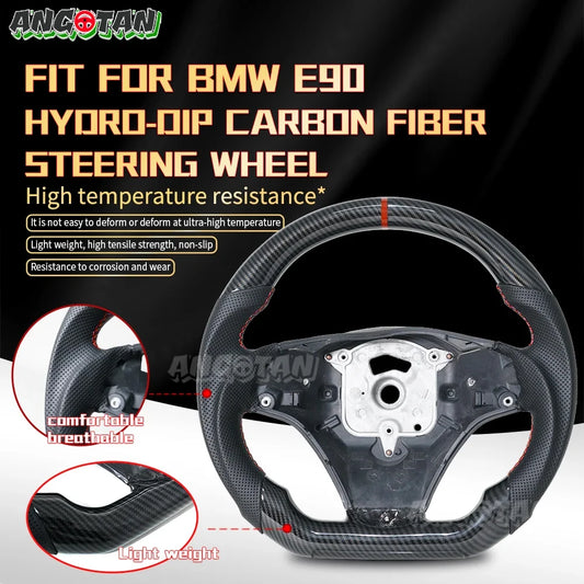 Hydro Dip Print Carbon Fiber Steering Wheel For Bmw E89 E90 2005-2012 E91 2006-2012 E92 E93 2007-2012 Steering Wheel Leather