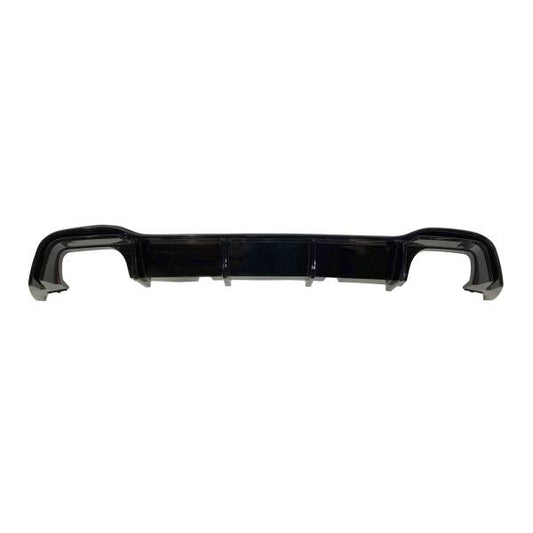 Rear Diffuser Volkswagen Golf 8 GTI MAX Glossy Black 2 Exhaust Double