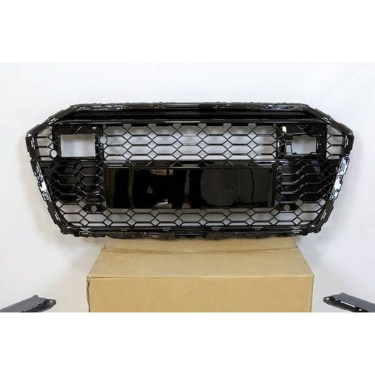 Front Grill AUDI A6 2020 C8 Look RS6 BLACK