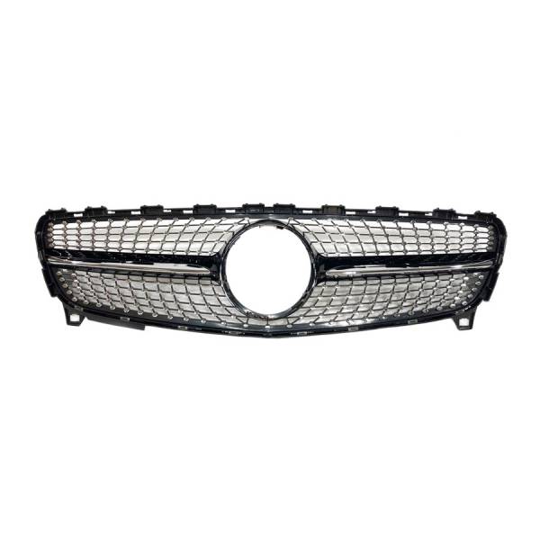 Front Grill Mercedes W176 2016-2018 Look Diamond