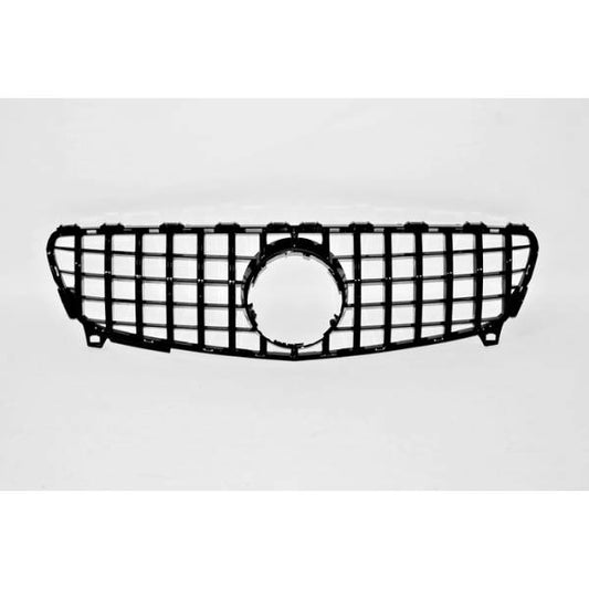 Front Grill Mercedes W176 2016-2018 Look GT Glossy Black