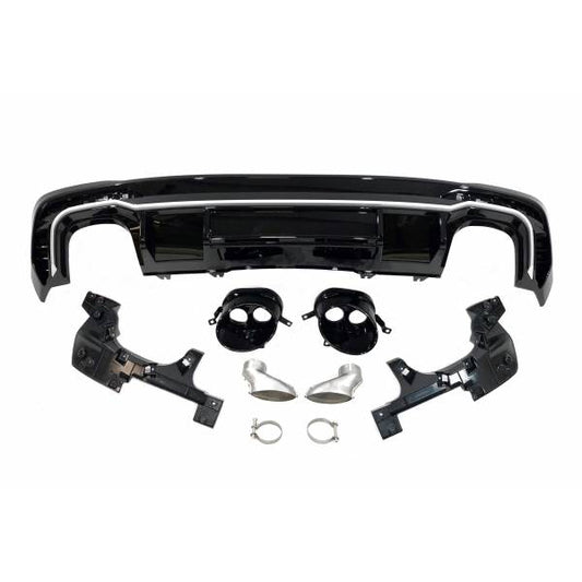 Rear Diffuser Audi A4 2020+ Look RS4 ABS