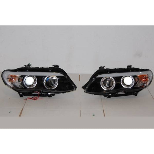 Set Of Headlamps Day Light BMW X5 E53 '03-'06 Black